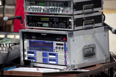 Profesyonel ses karıştırıcı kontrol paneli, konser ekipmanları