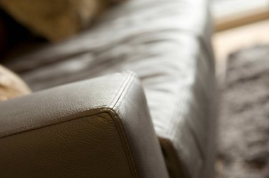 yakın - oturma odasındaki modern mobilya manzarası