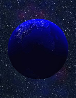 Yıldızlı gezegen.