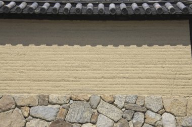 Ev taşından duvar arkaplanının görünümünü kapat