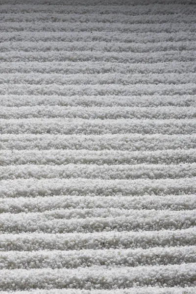 Abstract Zen Gravel Waves Pattern — Stock Photo, Image