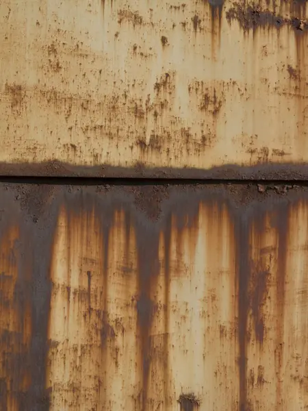 Roestige Muurachtergrond Oude Metalen Textuur Met Roest — Stockfoto