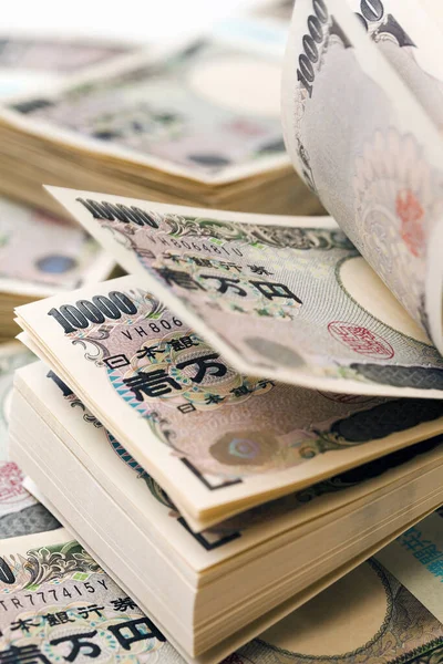 Japão Yen Money Moeda Japonesa Fundo — Fotografia de Stock