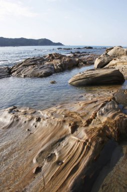 Güzel deniz. Tatsukushi Sahili 
