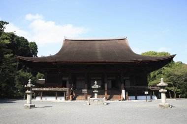 Kyoto, Japonya 'daki geleneksel Japon tapınağı.