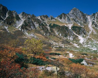 Güzel dağ manzarası. Doğa, seyahat kavramı