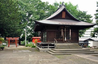 geleneksel Japon Ahşap evin cephe
