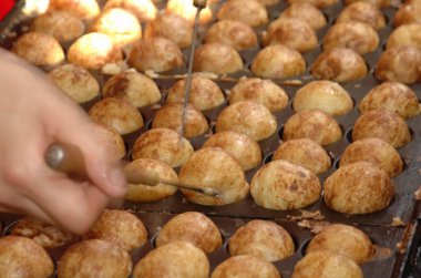 Çin buğulamalı tatlı çörekler. Yakın çekim.