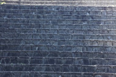 birçok eski taş merdiven arka planı