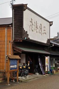 Eski geleneksel Asyalı mimari detayı