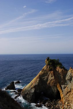 Denizin ve dalgaların güzel manzarası