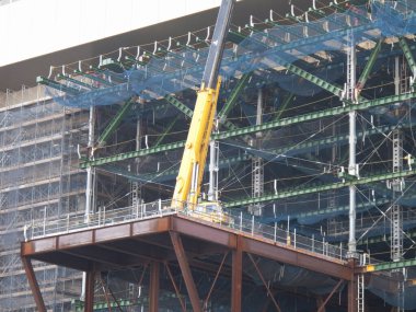 construction site. new modern building in the city