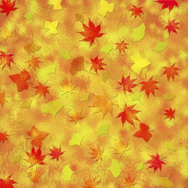 arka plan güzel parlak sonbahar yaprakları.                