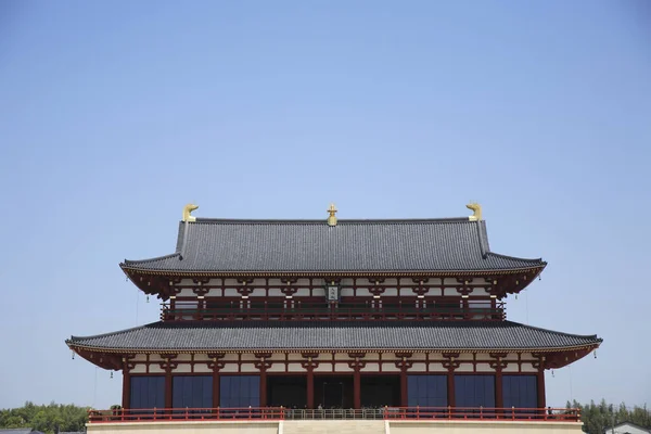 Bellissimo Tempio Giappone Luogo Viaggio Sullo Sfondo — Foto Stock