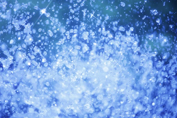 Blauer Wasserspritzer Abstrakter Hintergrund — Stockfoto