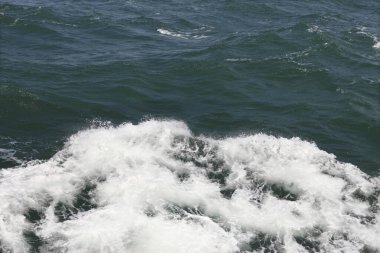 Deniz dalgalarının su yüzeyi.