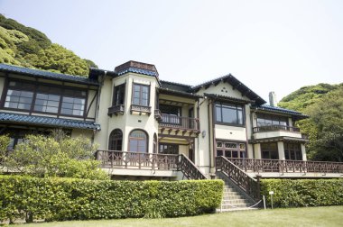 Japon tarzında güzel geleneksel mimari