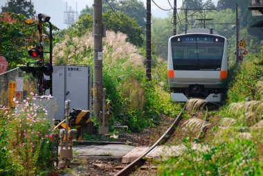Şehirdeki tren istasyonu.