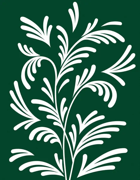 Beyaz yapraklı çiçek süsü.