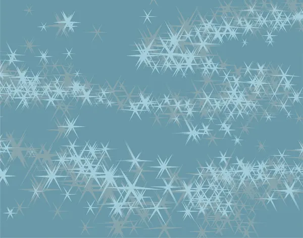 Wintersneeuwvlokken Achtergrond Abstracte Illustratie — Stockfoto