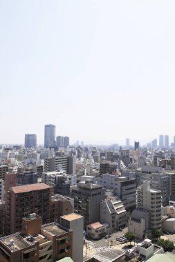 Güzel modern şehir manzarası, kentsel konsept geçmişi 