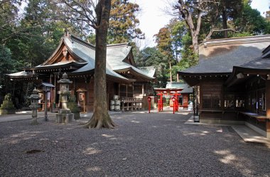 Çin bahçesinde güzel Asya mimarisi