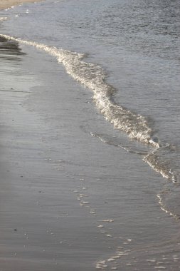 Sahilde güzel deniz dalgaları