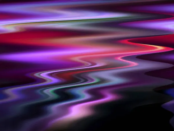 Abstract Dark Background Colorful Liquid Lines — Stock Photo, Image