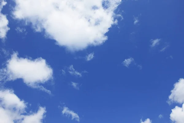 Beautiful White Clouds Blue Sky Background — Stock Photo, Image