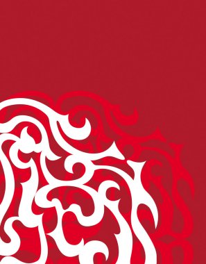 Dekoratif vintage elementlere sahip güzel kırmızı soyut arkaplan              