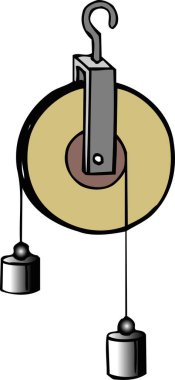 Beyaz arka planda izole edilmiş renkli çizimler.