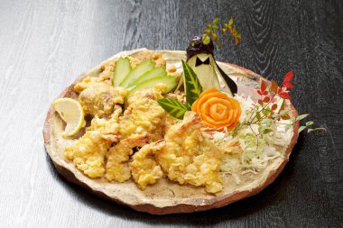 Geleneksel Asya yemekleri yakın çekim