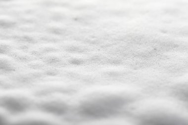 Beyaz sabunlu köpük dokusunun arka planı. Köpüklü şampuan köpüğü..