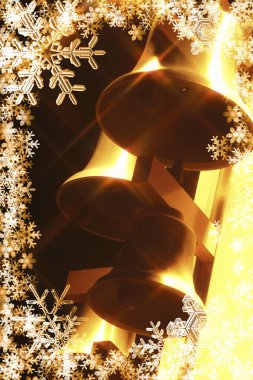 Işıklı ve bokeh arkaplanlı Noel ağacı, tatil konsepti