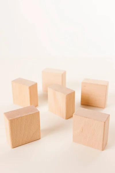 Wooden Cubes Background — Stock Photo, Image