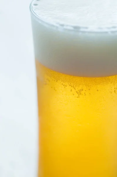 Glas Leichtes Bier — Stockfoto