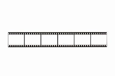 Film ikonu. film bandı, beyaz arkaplanda izole 