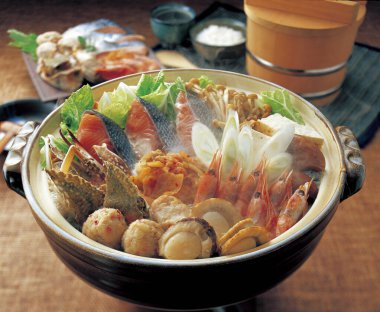 Geleneksel Japon yemeklerine yakın çekim