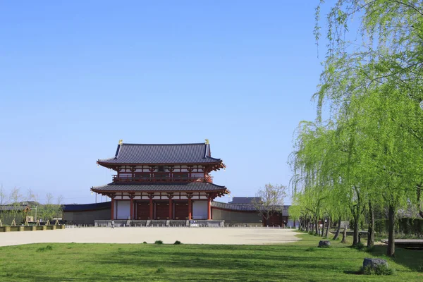 Suzaku Gate Nara Palace Site Inglés Concepto Viaje — Foto de Stock