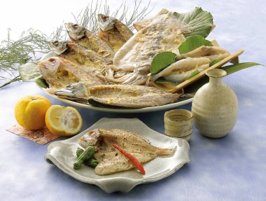 Geleneksel Japon yemekleri.