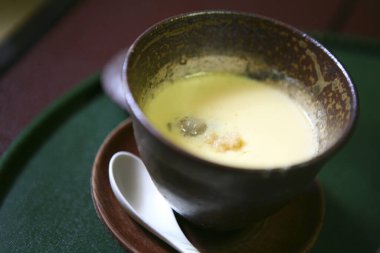 Lezzetli Asya mutfağının yakın görüntüsü