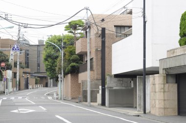 Modern mimari, şehir konsepti arka planı 