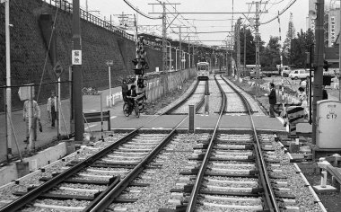 Şehirdeki tren istasyonu.