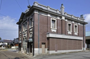Japonya 'nın Sakai şehrindeki Morita Bank' ın eski merkez binası.