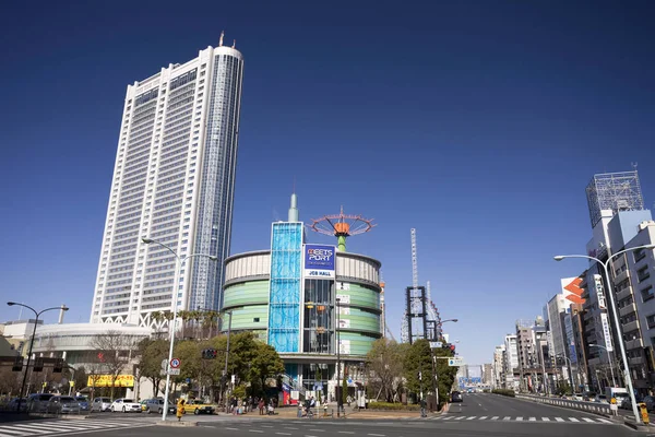 Современные Здания Улице Токио Япония — стоковое фото
