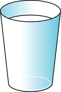 Boş bardağın karikatür çizimi