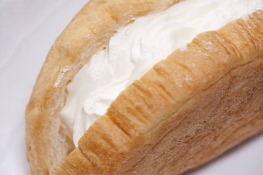 Ekşi kremalı pasta manzarası