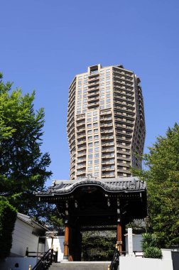 Tokyo şehir merkezlerinin kentsel görüntüleri 