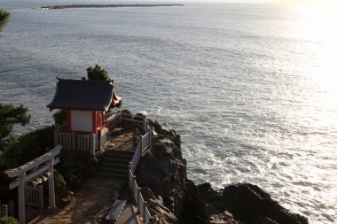 Japonya 'nın güzel deniz manzarası