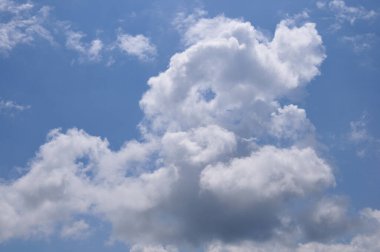 Bulutlu mavi gökyüzü            